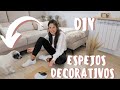 DIY ESPEJOS decorativos con MIS CACHORROS 🐶🐶