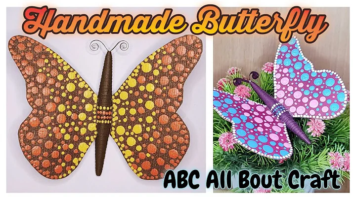 Handmade Butterfly l Dot Mandala Butterfly l Butterfly Ep - 2 l DIY ll ABC
