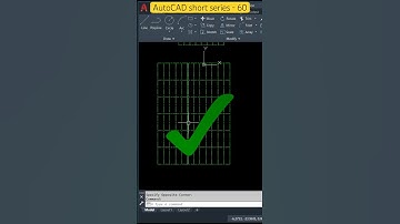 ✅Automatic Grid layout generator in AutoCAD | ⚡️AutoCAD shorts - 60 #shorts #new #autocad