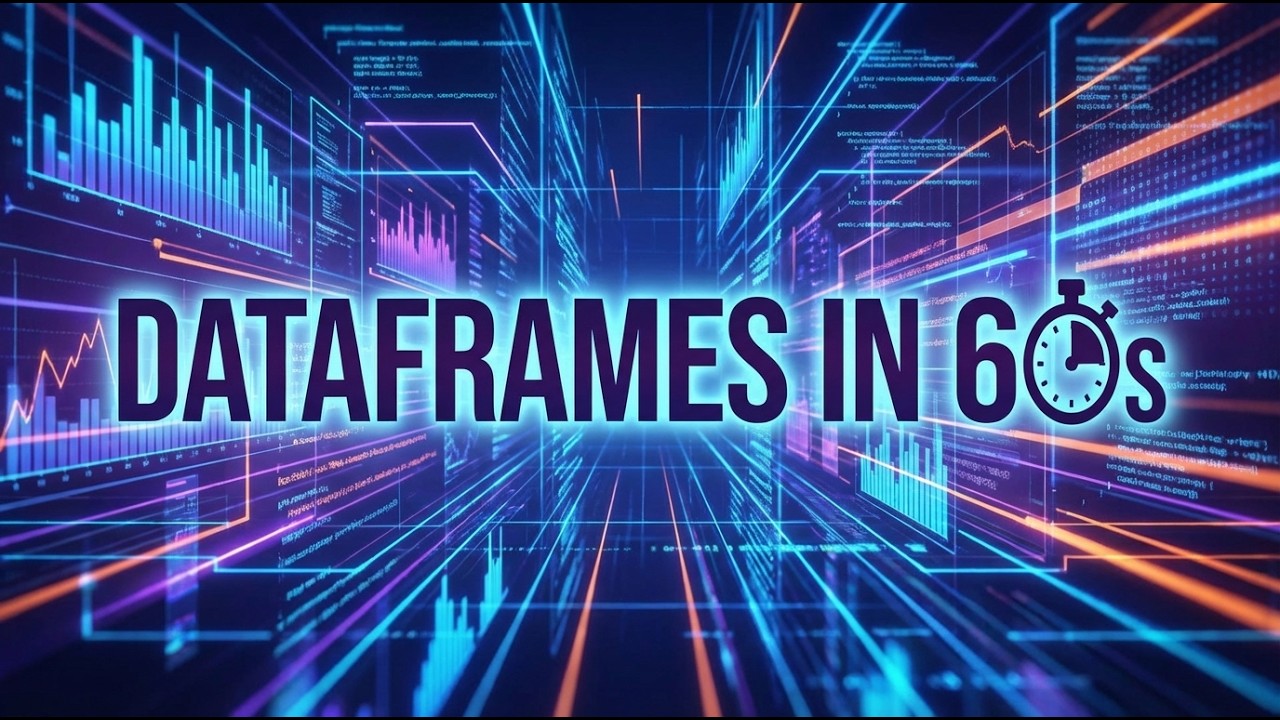 Python Pandas DataFrames in Minutes — Fast Data Analysis! - YouTube