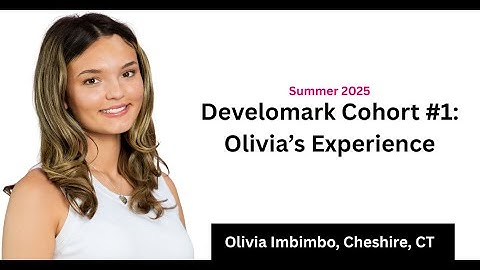 How Olivia Jump-Started Her Marketing Career Through the Develomark Cohort Program