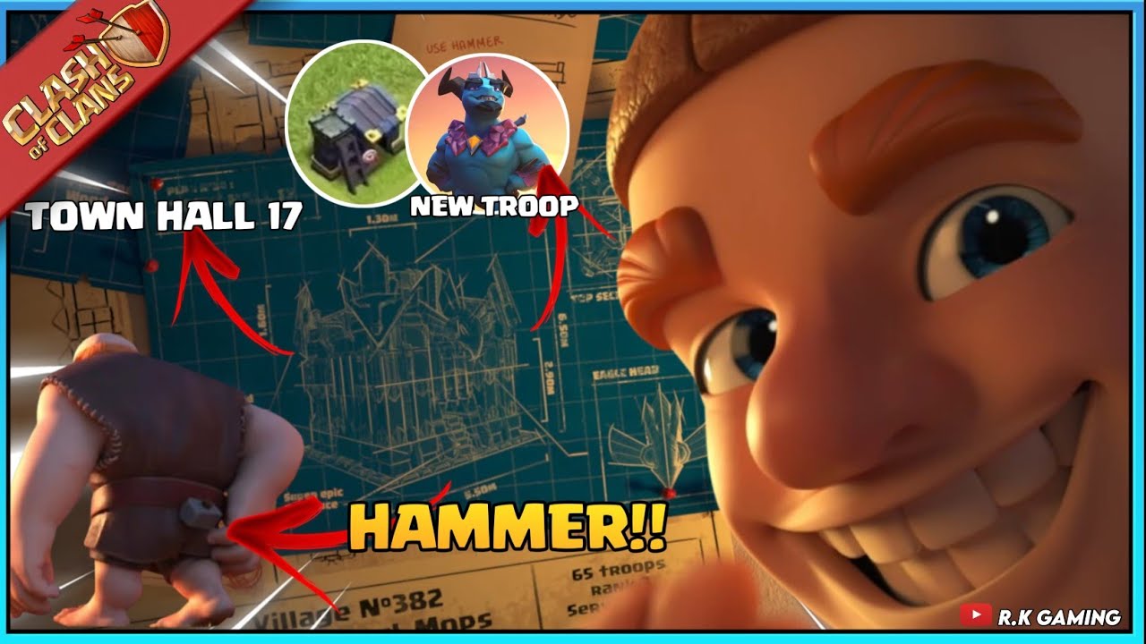 CLASH OF CLANS TOWN HALL 17 DESIGN REVEALED OFFICIALLY|NEW HERO ...