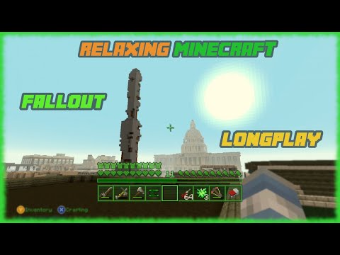 Minecraft Fallout Edition - Relaxing Longplay (Relax, Study, Sleep) [No Commentary]