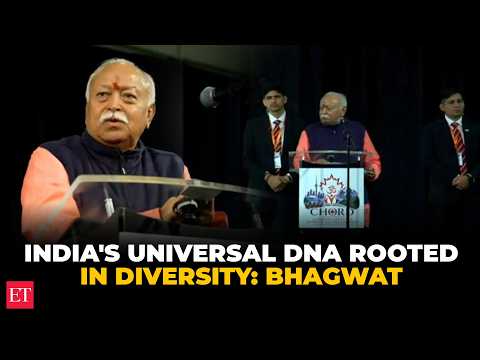 'If Hindus awaken, world awakens': Bhagwat highlights India's universal DNA, diversity in Toronto