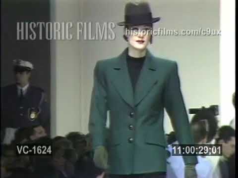 Yves Saint Laurent Fall/Winter 1988 - YouTube