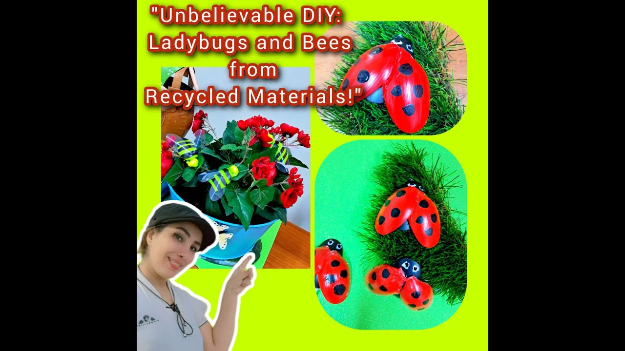 How to make a ladybug with a plastic spoon?|چطور با قاشق پلاستیکی کفشذوزنک وزنبور درست کنیم؟