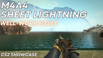 M4A4 Sheet Lightning (Well-Worn) | CS2 Skin Showcase #1660