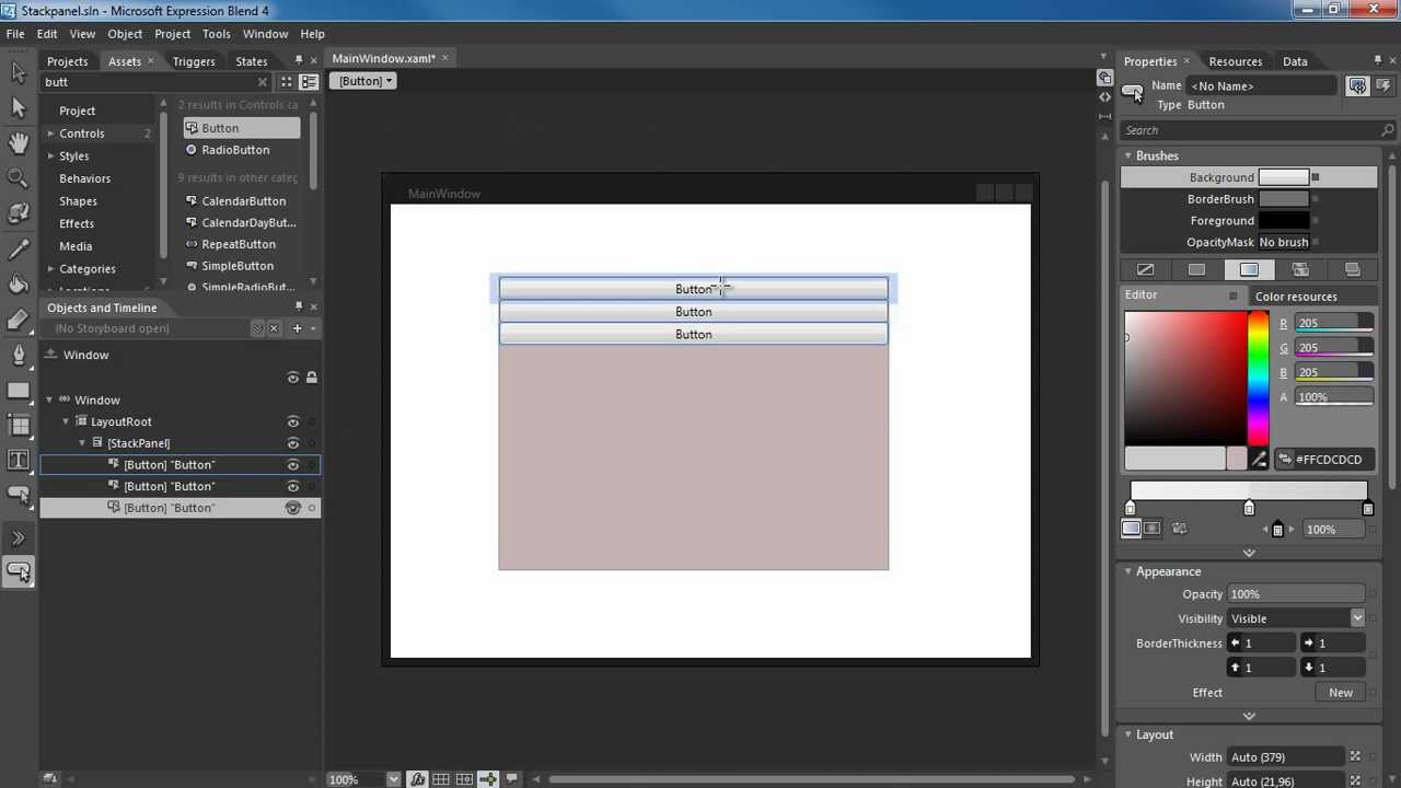 Wpf | Naby | 1 | StackPanel | Chap. 1/1 - YouTube