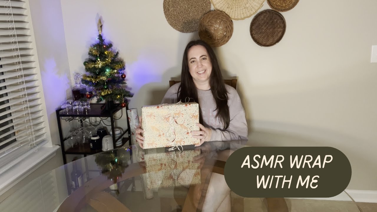 ASMR Wrap With Me 🎁 Whispering, Tapping & Crinkles