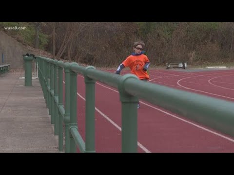 This 9-year-old has run 100 miles to raise money for kids with cancer