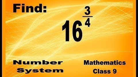 Class 9 Mathematics NUMBER SYSTEM Simplify Exponents and Powers of Real Numbers