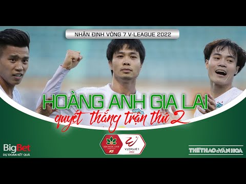 Video VÒNG 7 V-League 2022 | Công Phượng giúp HAGL thắng... - youtube