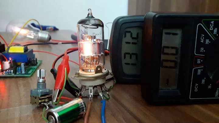 Red plating Tesla ECC88