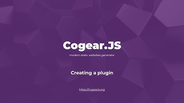 How to create a plugin for Cogear.JS