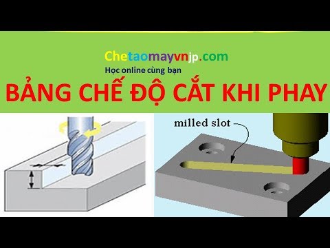 Video Bảng chế độ cắt của dao phay cho mọi người tham... - youtube