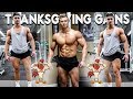 COLLEGE THANKSGIVING BREAK GAINSSS | STICKING TO THE PROGRAM