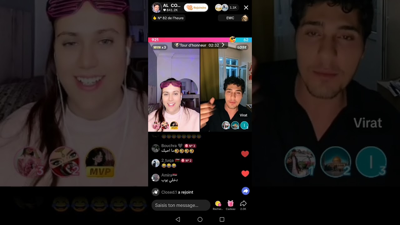 جمال الليف لما ينختم بكوبرا و فيرات 😘عصافير الحبpart2