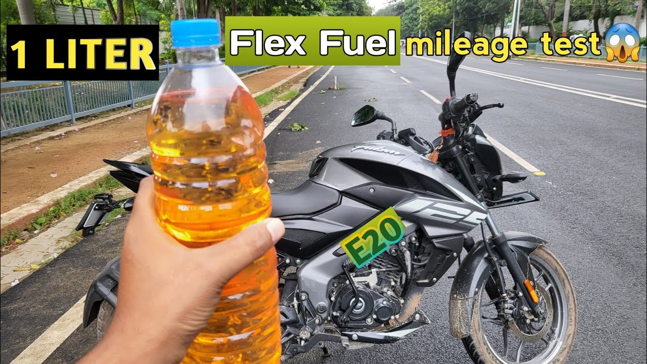 2023 Pulsar NS125 flex fuel 🔥 Real life Mileage test | Bajaj NS125 Mileage test |