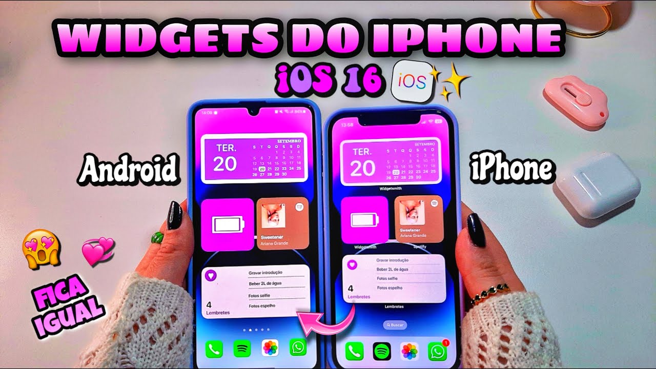 Como ter os WIDGETS DO iPHONE no ANDROID | *PART 4* - YouTube