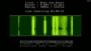 Beat The Beam! by X-Ray / Slight  ( Atari 8 bit )