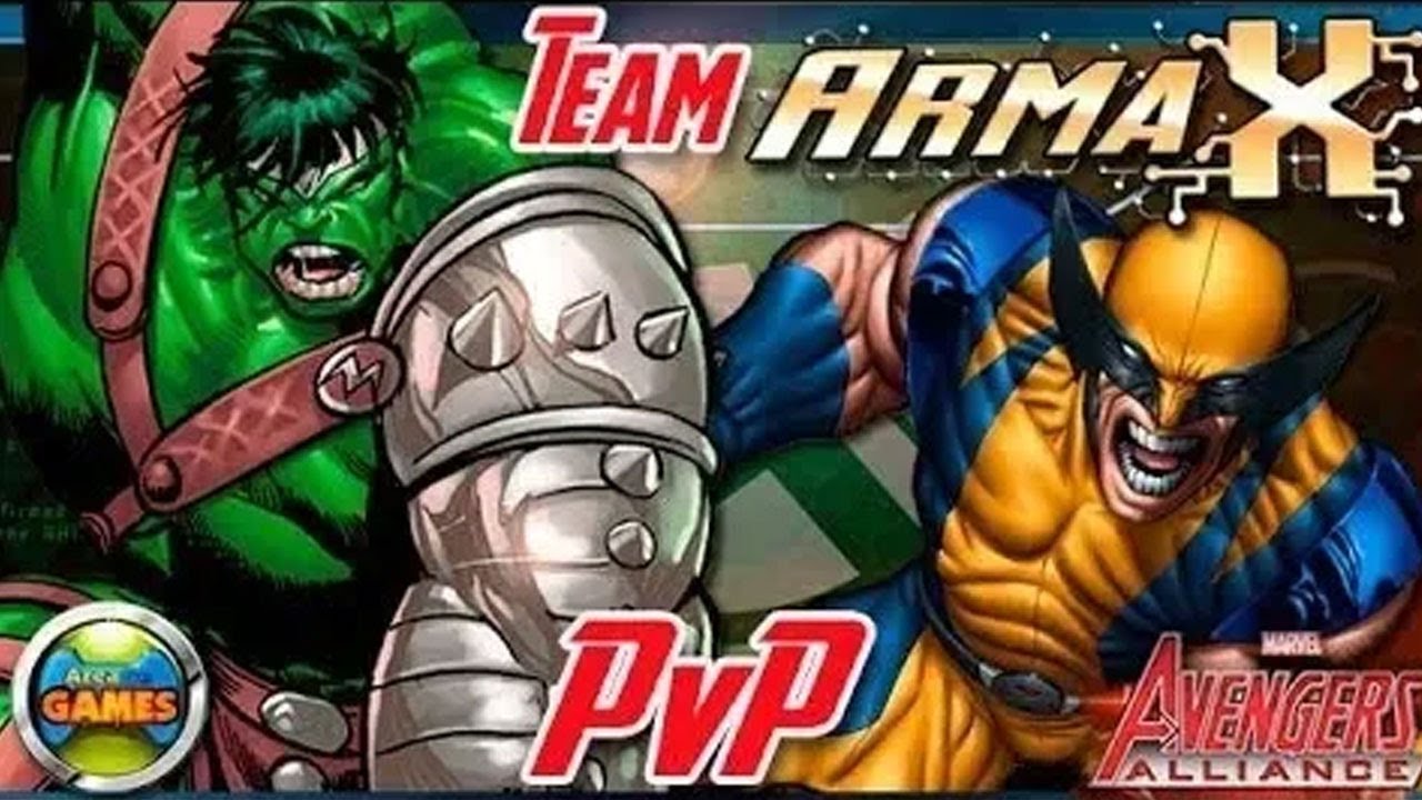 Marvel Avengers Alliance Hulk Wolverine Team Arma X - YouTube