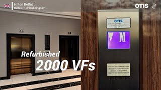 OTIS 2000 VF Elevators | Hilton Belfast, UK