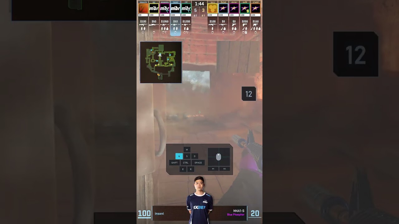 MIBR insani 20 Kills vs magic @ Ancient - StarLadder StarSeries Fall 2026 LB round 1