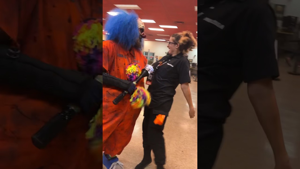 🤡 Tazed by a clown!  #shorts #shortsfeed #viral #clown