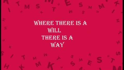 Expansion on “Where there is a will there is a way”.