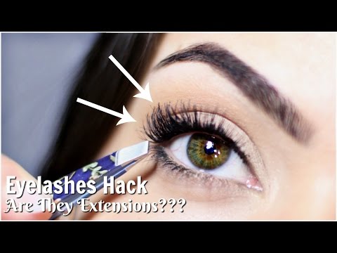 Video False Eyelashes That Look Like Extensions