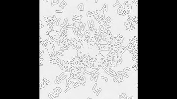 Overwrite letters. Draw by openFrameworks