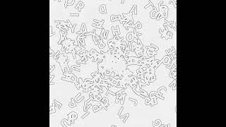 Overwrite letters. Draw by openFrameworks