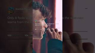 Only a fool learns from others mistakes ~ thomas Shelby.          #shorts #andrewtate  #sigmarule