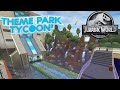 Jurassic World ride created in Roblox TPT2 Theme Park Tycoon 2