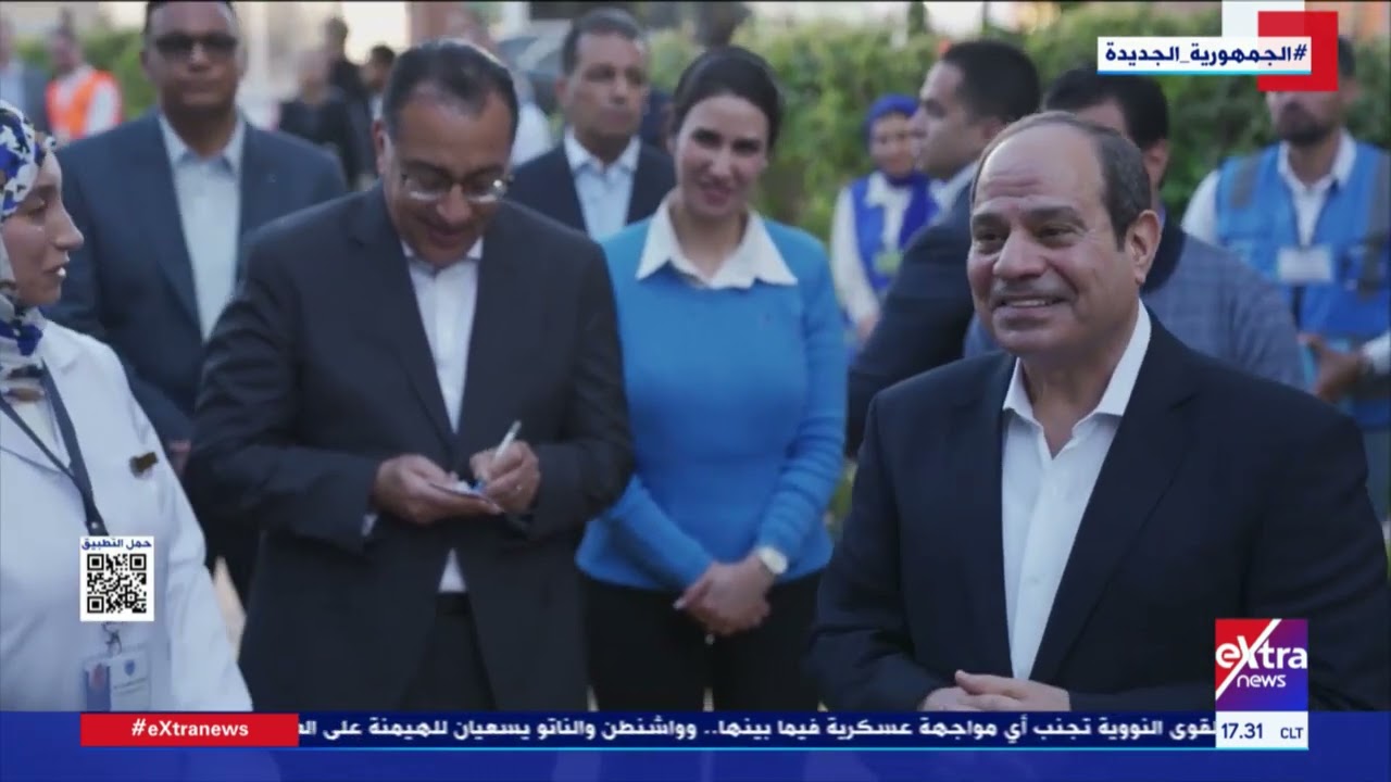 الرئيس السيسي يتفقد قرية الحصص بمركز شربين إحدى قرى مبادرة “حياة كريمة”