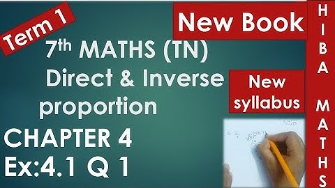 TN Samacheer 7th maths chapter 4 exercise 4.1 question 1 TN New Book New Syllabus