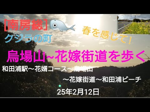 [新日本百名山］南房総烏場山 花嫁街道を歩く