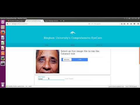 Demo of an Automated Cataract detection System using Artificial Neural Networks