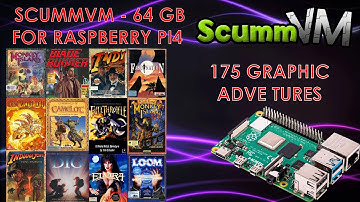 ScummVM 64 GB Release for Raspberry Pi 4 and Pi 400: Classic Adventure Games at Your Fingertips!