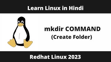 How to make folder in Red hat linux 2023