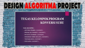 ALGORITMA DESIGN PROJECT (Kel 5) - PROGRAM KONVERSI SUHU