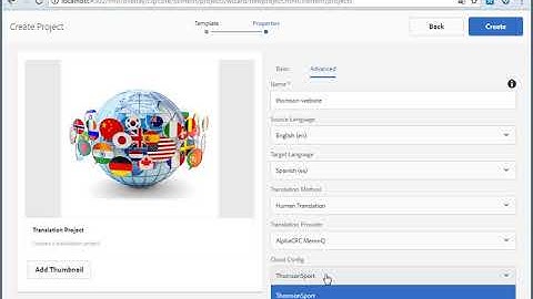 Alpha CRC AEM Connector - Prepare and start a translation