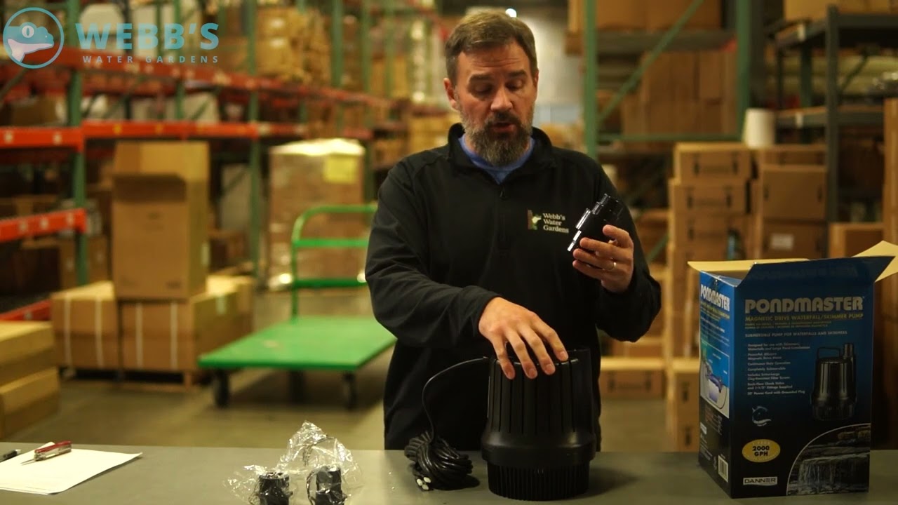 Unboxing the Pondmaster Mag Drive Waterfall and Skimmer Pump