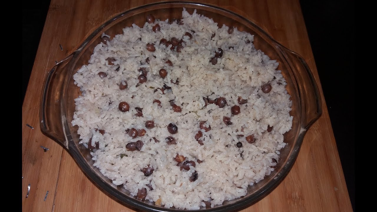 Jamaican Dried Gungo Rice and Peas - YouTube