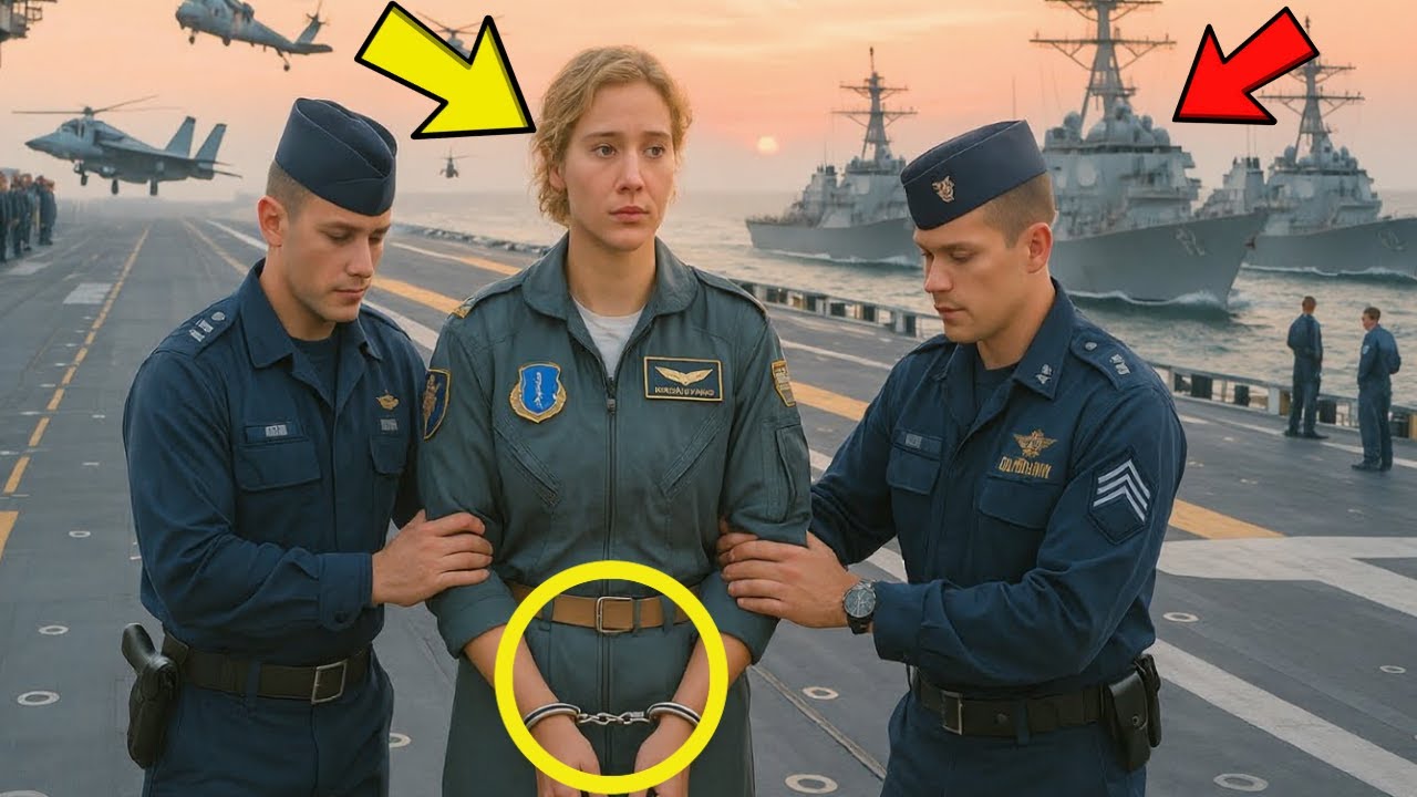 Sie Wurde Auf Dem Träger Gefesselt – Minuten Später Umzingelten 6 Zerstörer Die Flotte Zur Rache