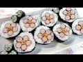 Sakura Sushi roll Recipeさくらの巻き寿司の作り方（レシピ）