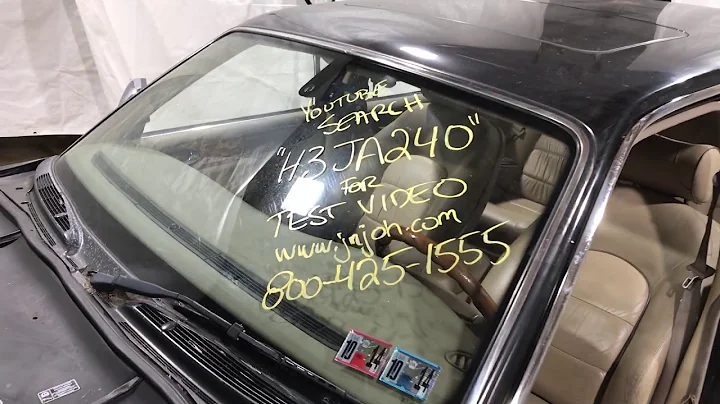 H3JA240 2003 Jaguar XJ8 Vanden Plas Test Video