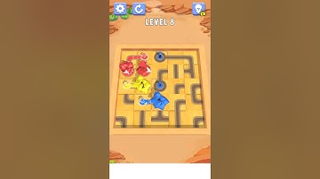 Water Connect  Puzzle level 8 walkthrough solution|Gameplay||AloneGamestips|#WaterConnect#shorts#New