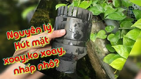 Nguyên lý hút mặt hồ cá. Cách làm hút mặt chuẩn và khắc phục nguyên nhân hút mặt không xoay.