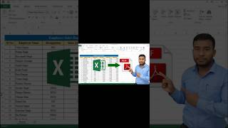 how to convert your Excel file  to Pdf in one minute💯💯 #Shorts #viral #trending